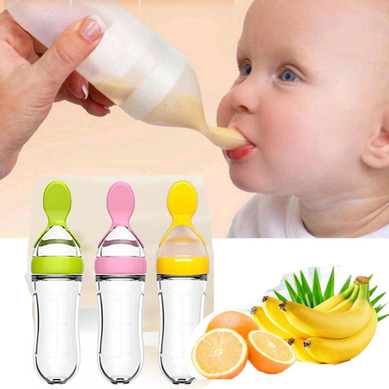 Biberon avec cuillère pour nouveau - né | EasyBottle™ - Mon Royaume Bebe