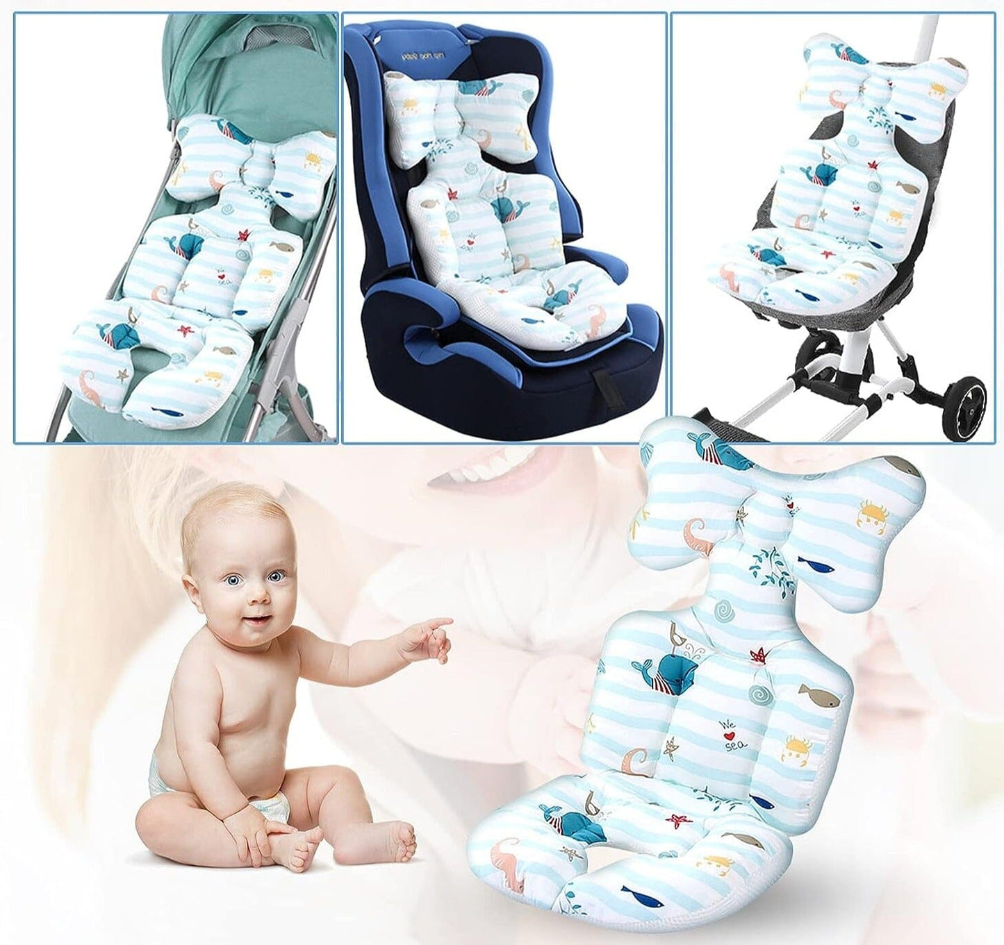 ComfyBabe™ - Coussin siège et poussette Auto - Mon Royaume Bebe