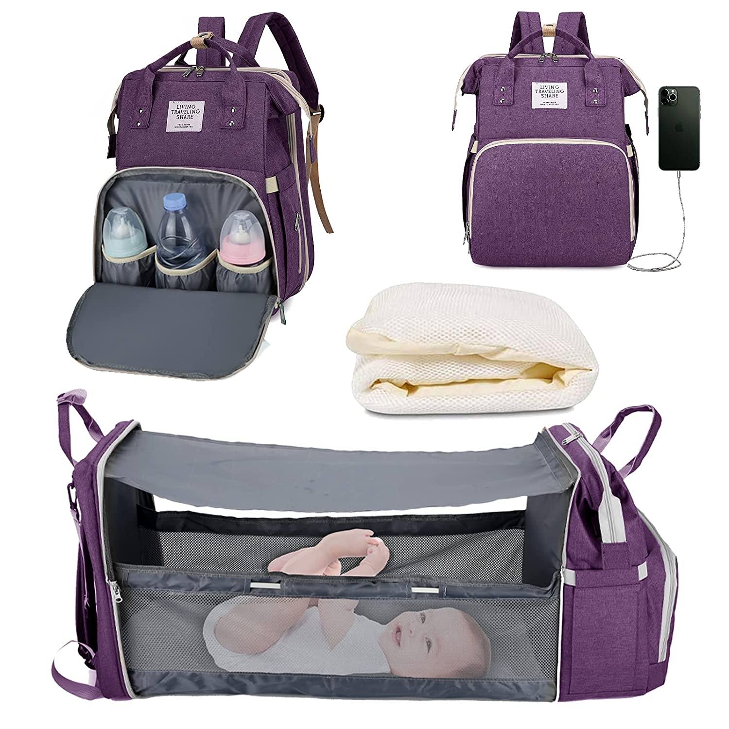 Sac à langer portatif | Berceau de voyage BabyNappy™ - Mon Royaume Bebe