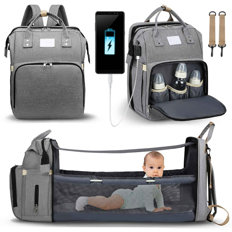 Sac à langer portatif | Berceau de voyage BabyNappy™ - Mon Royaume Bebe