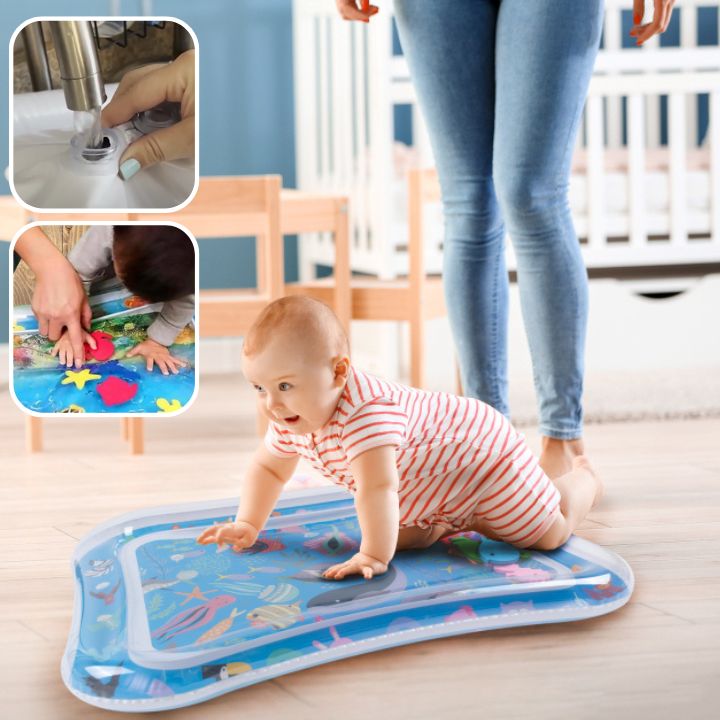 Tapis d'Eau Bébé - Tummy Time - Mon Royaume Bebe